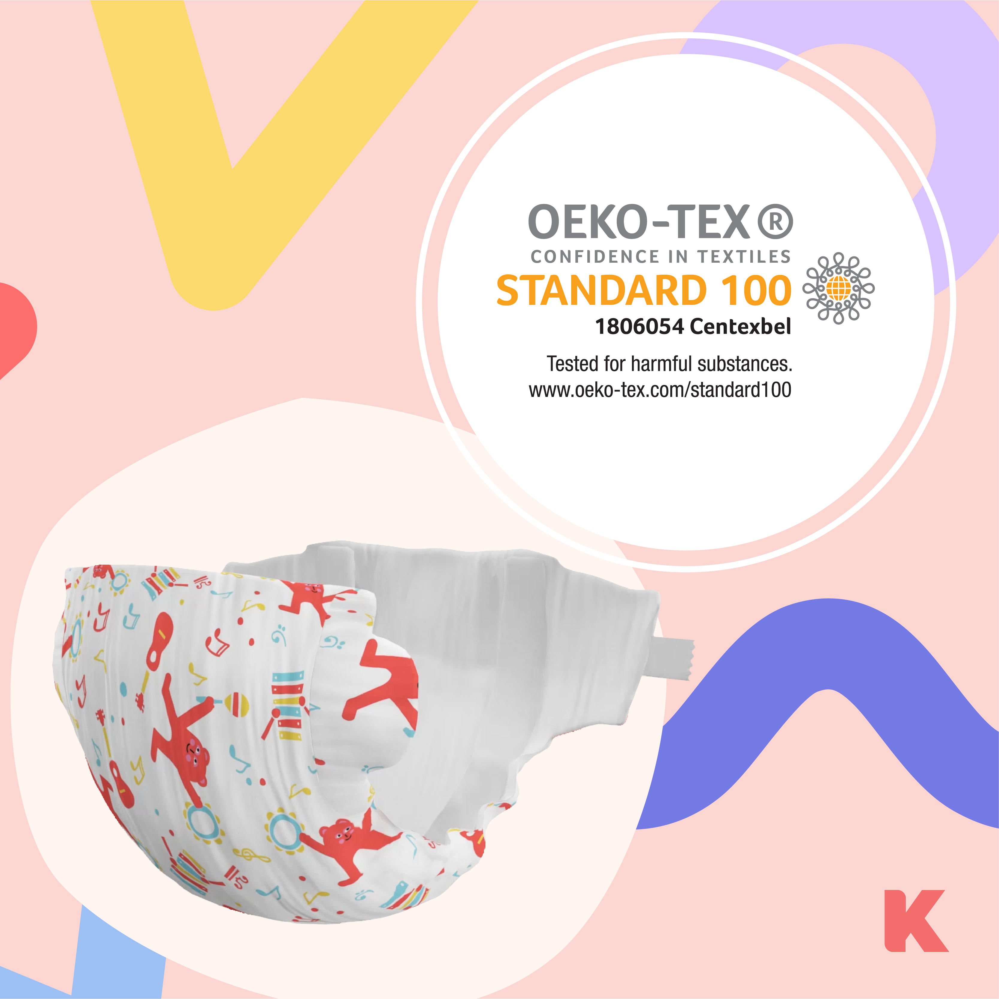 Kudos is now OEKO-TEX® Standard 100 certified